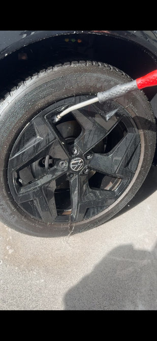 Schone velg na afspoelen